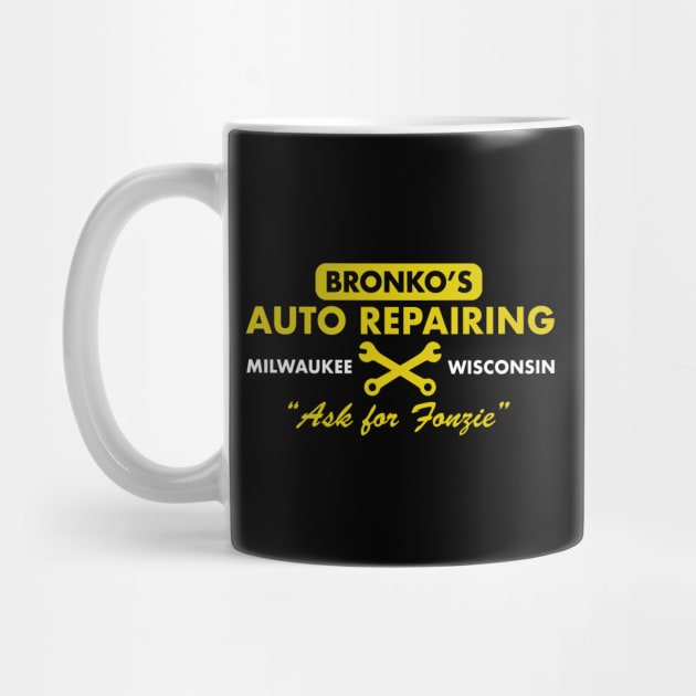 Bronko's Auto Repairing by PopCultureShirts